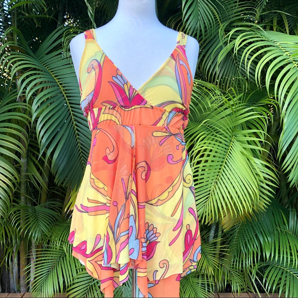 Sweet pea summer sleeveless top/tunic